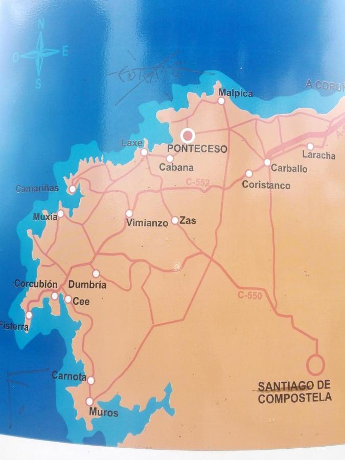 Terra Do Mar Atico Nuevo En Costa Da Morte, Camino De Los Faros Пуэнтесесо Экстерьер фото